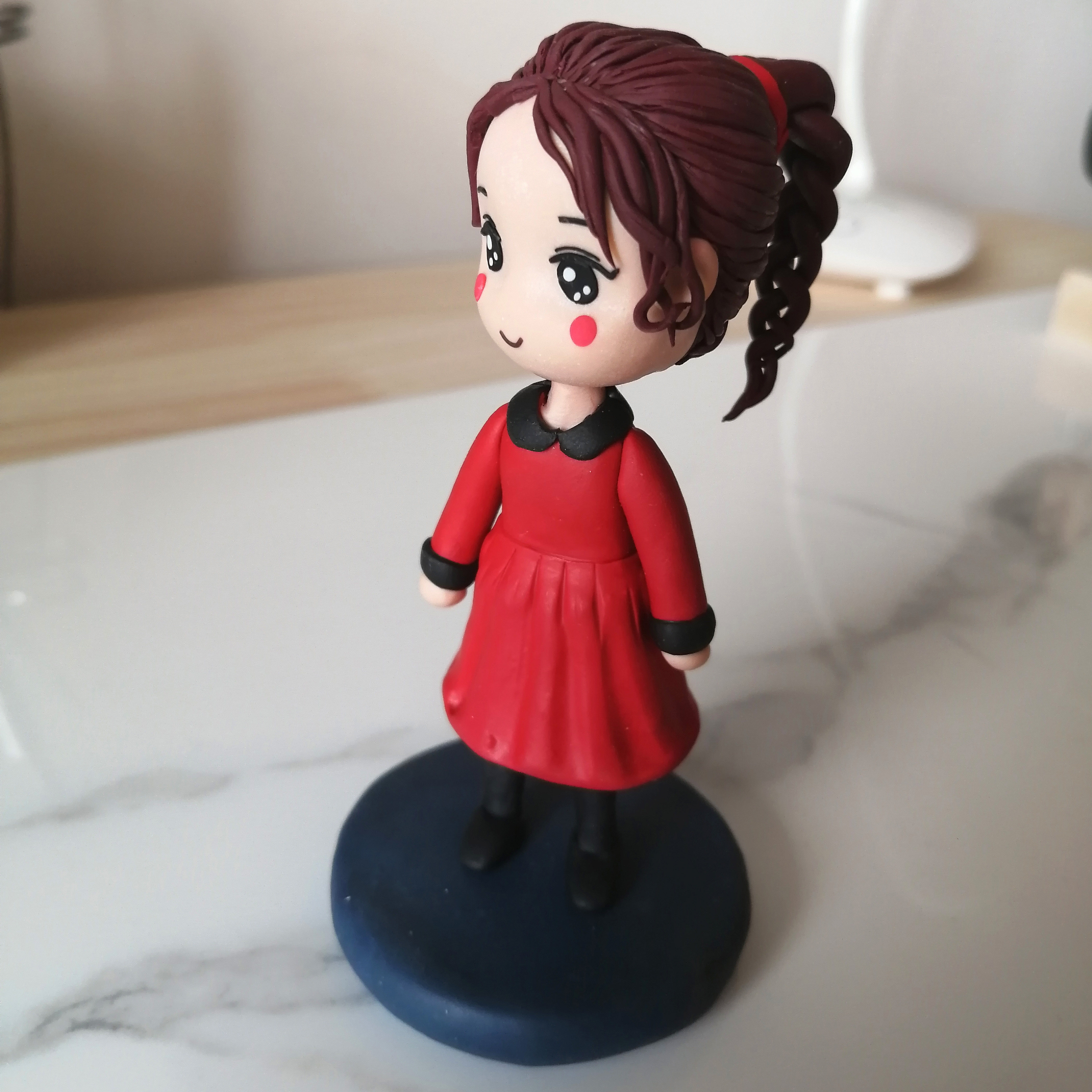 软陶玩偶纪念品定制卡通diyq公仔泥人情侣生日软陶人偶