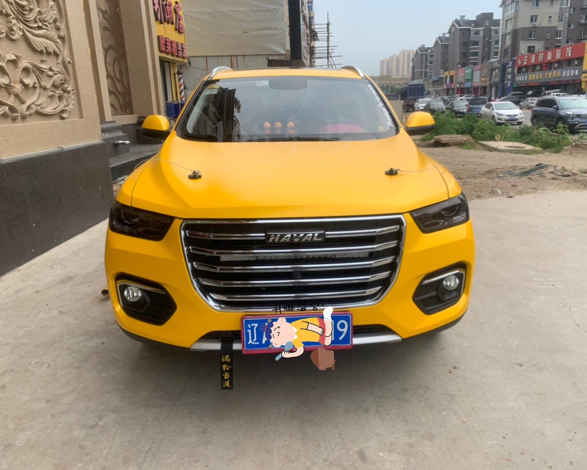 熏黑新哈弗尾灯大灯磨砂h2哈佛专用汽车改装f5改色膜