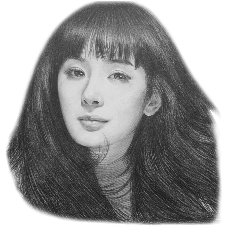 素描画像彩铅画纯手绘照片真人代画定制人物头像人像肖像画铅笔画