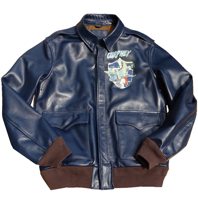 3折限20件战损背画a2手作破坏性残损补丁线迹皮衣