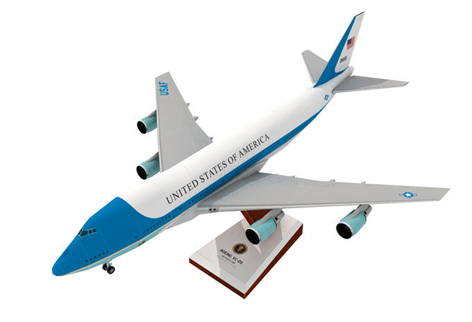 纸模制作diy手工作业益智玩具客机b747航空飞机其他模型