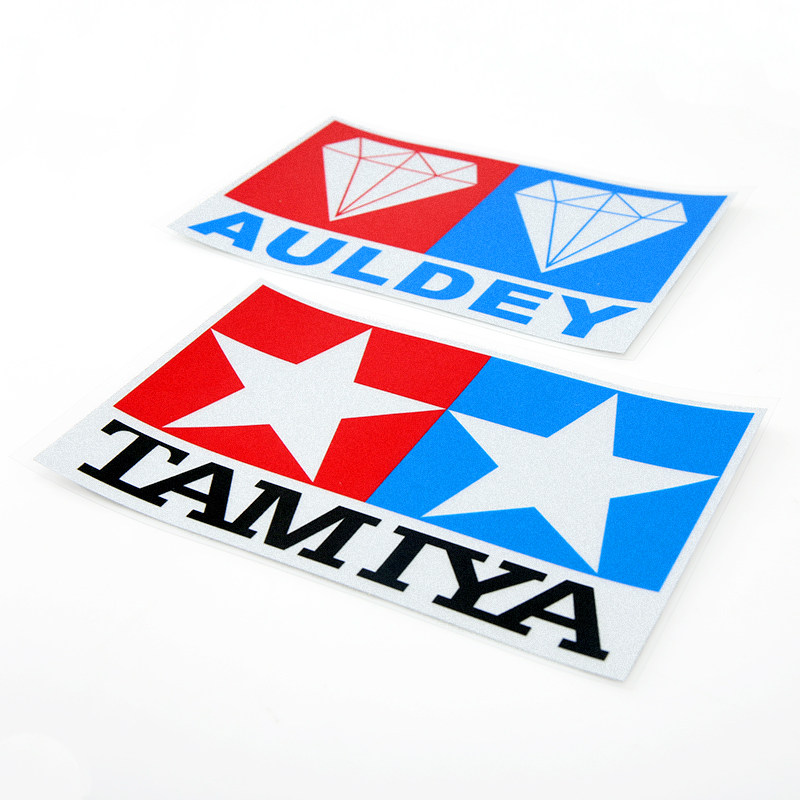 田宫双钻日本驱车怀旧反光防水车贴个性搞笑汽车装饰贴