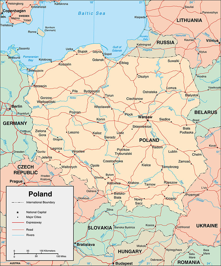 地图波兰ai矢量素材英文版国家分区实物设计素材设计素材