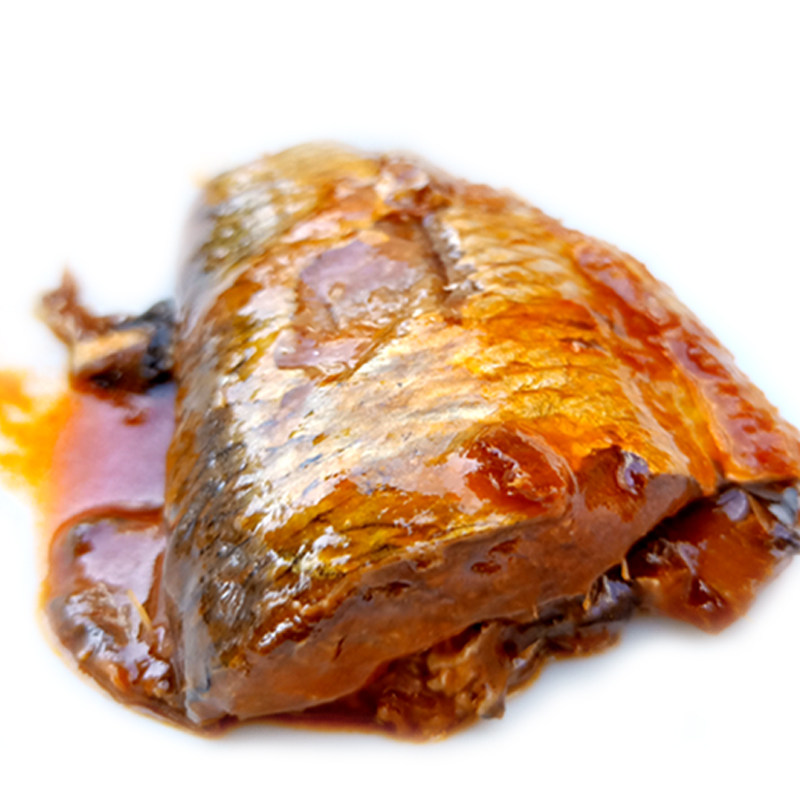 威海特产即食海鲜熟食辣味茄汁鲭鱼罐头零食鱼类罐头