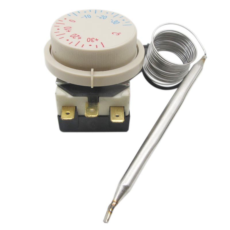 冰箱冰柜正负30度温控器机械旋钮温控冷藏柜控制器冰箱配件