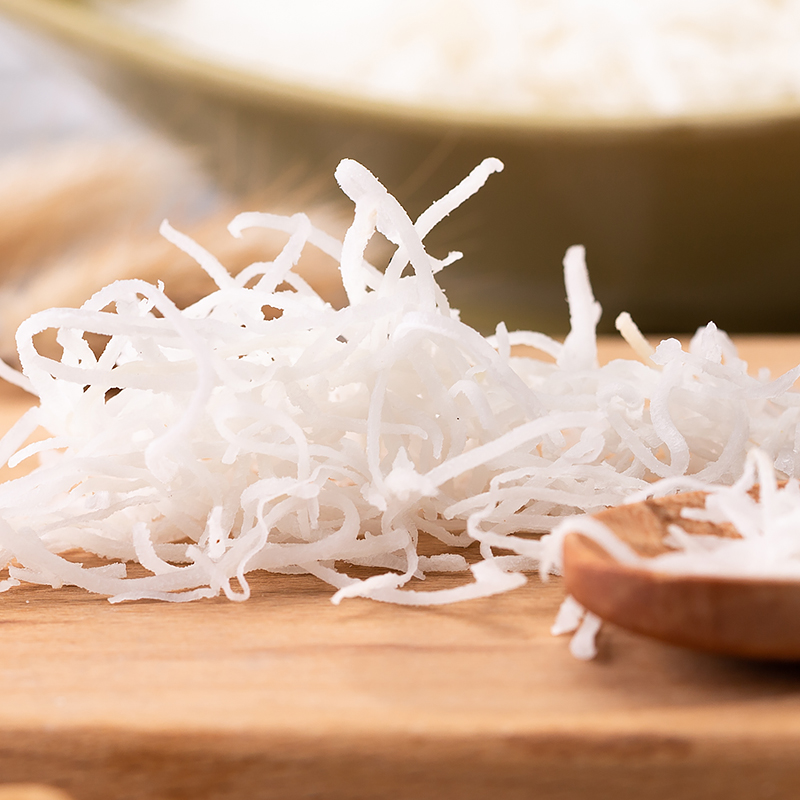 椰丝海南薏粑糯米耶蓉烘培原料椰丝条500g奶冻传统中式糕点