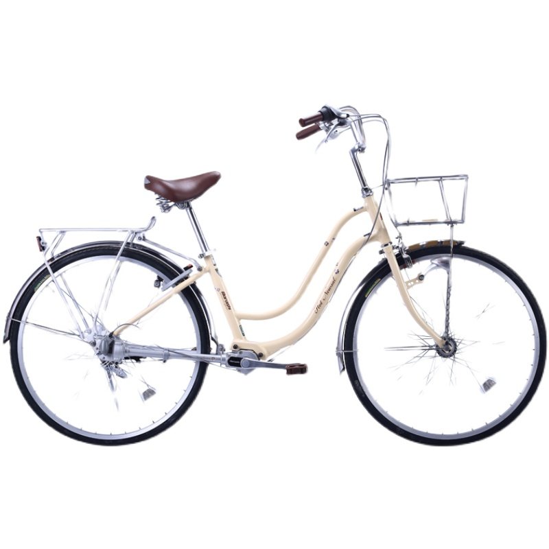 日本袋鼠传动三速自行车男女通用轻便铝合金车架轻便车