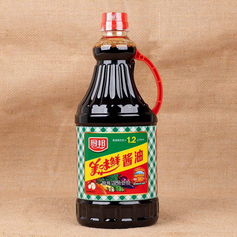 厨邦美味海鲜酱油125l转基因黄豆酿造蒸鱼凉拌酱油