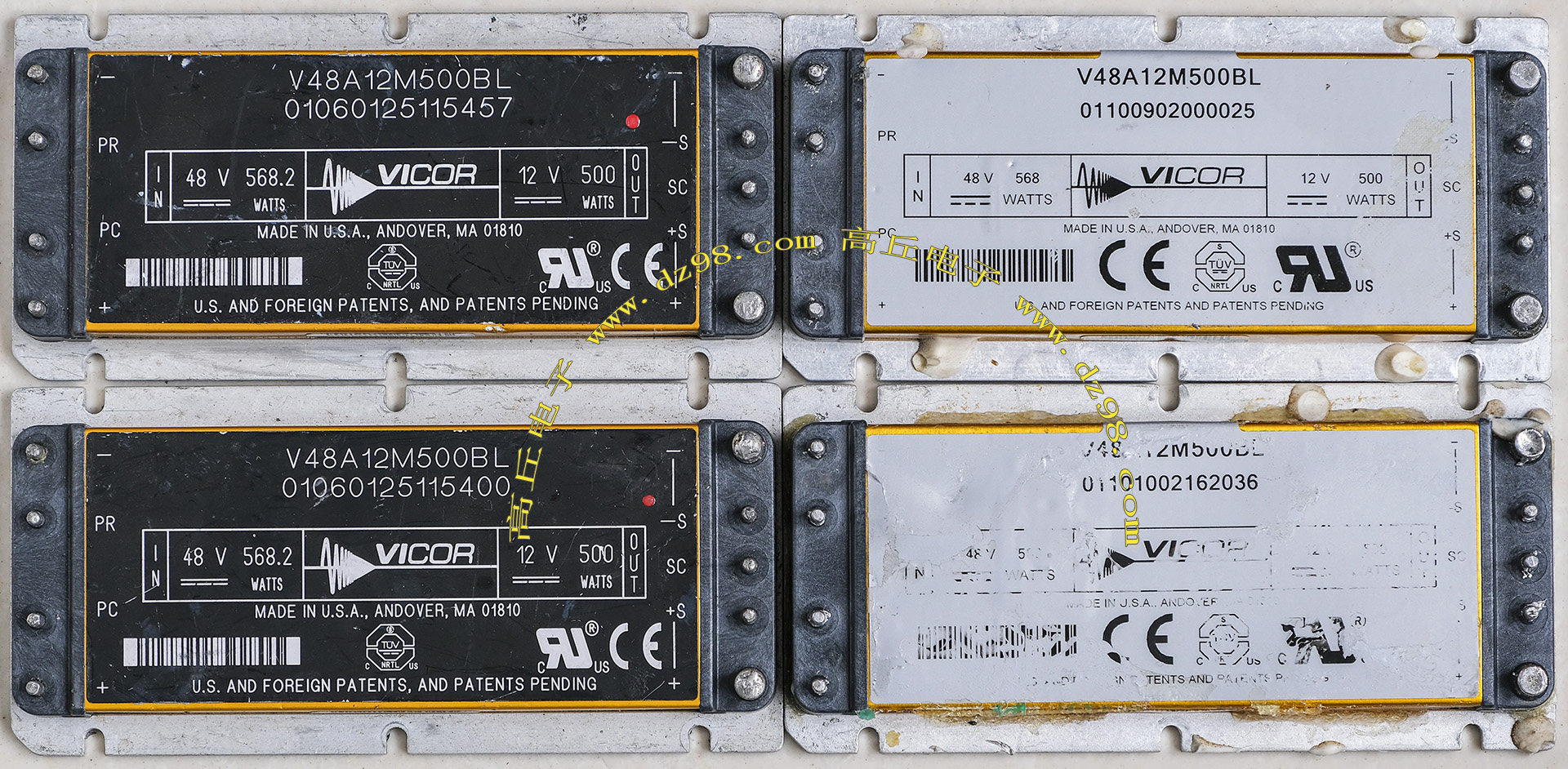 vicorv48a12m500bl48v12v500w隔离电源模块议价销售电源