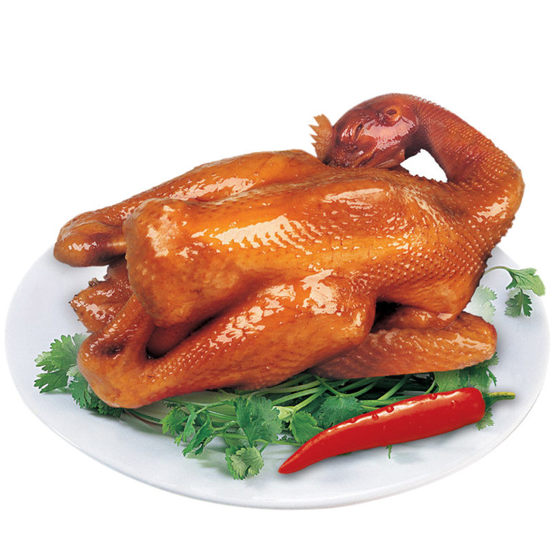 河南永城特产龙岗烧鸡卤鸡扒鸡酥嫩美味800克手撕五香烧鸡