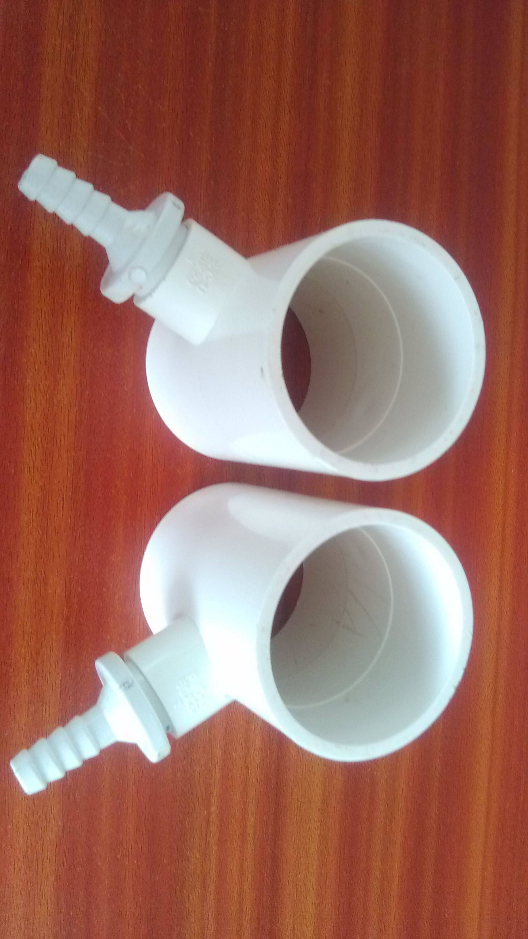 50转变径三通宝塔接头增氧设备pvc主管管道冲氧泵