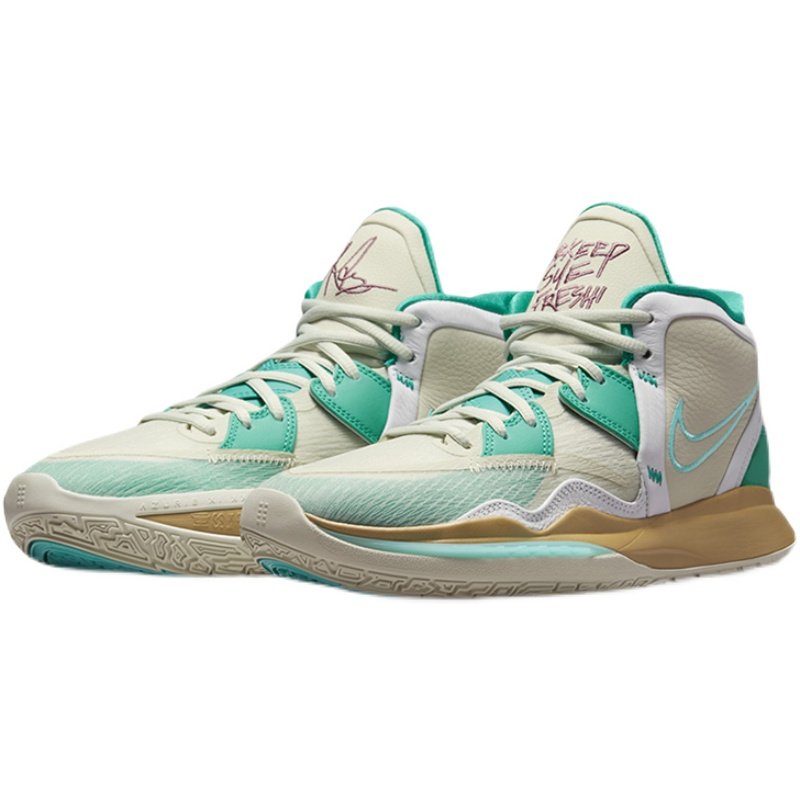 耐克男鞋2022春季kyrie欧文8代黑白首发实战篮球鞋