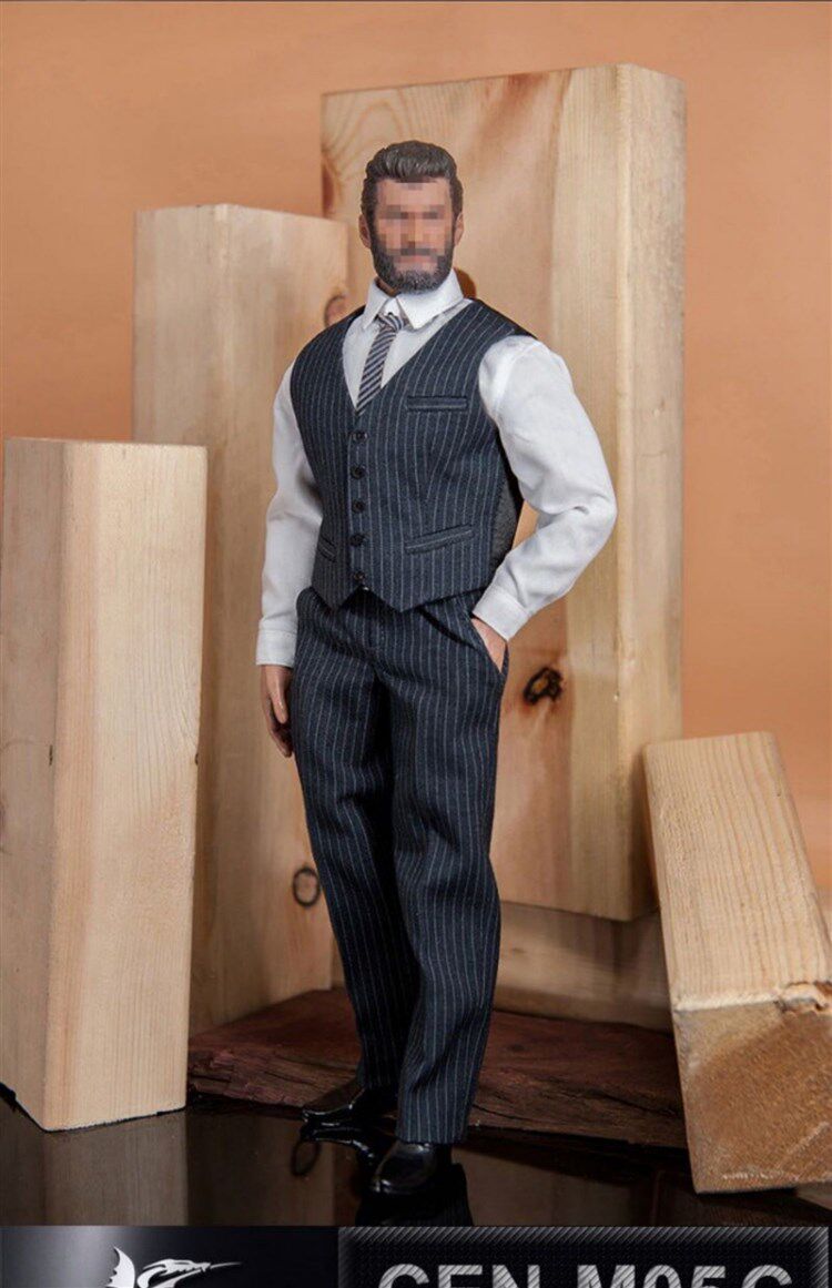 toycenter兵人模型m05英伦绅士西装休闲装正装兵人专区