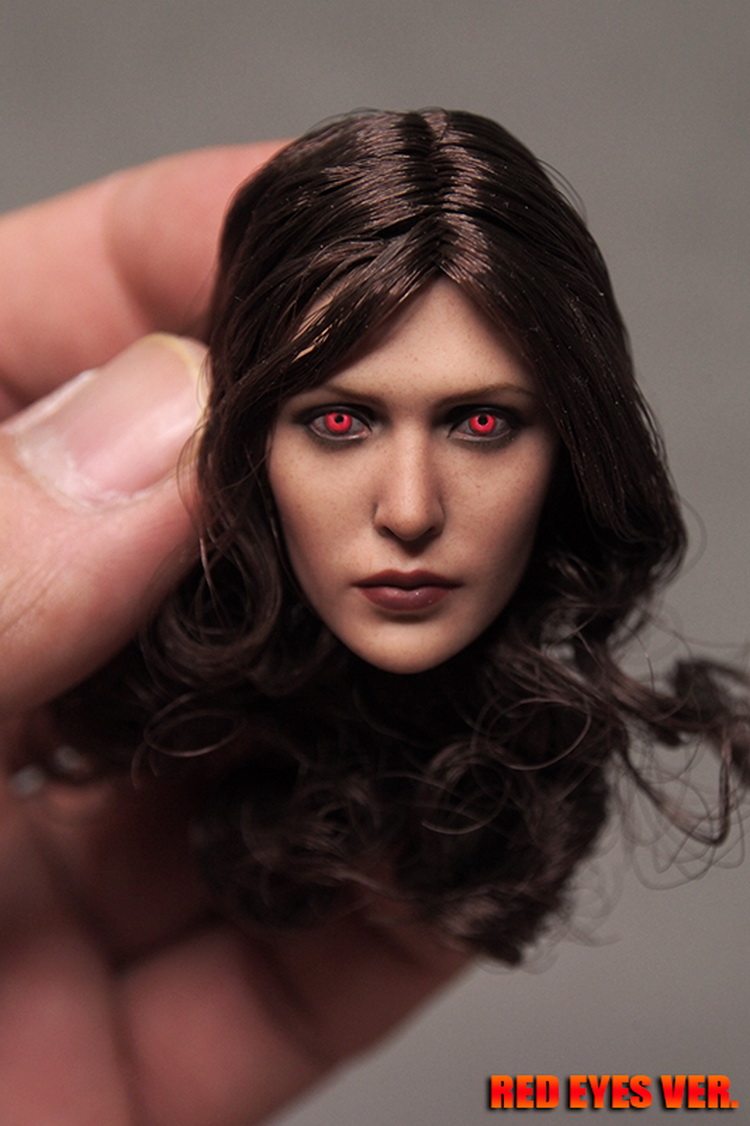 16绯红女巫魔化红眼版正常版伊丽莎白奥尔森非ht欧美美女头雕