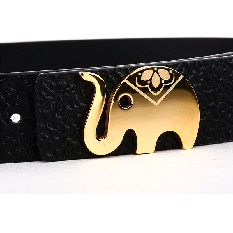 美国轻奢elephantgarden大象花园女士牛皮腰带时尚腰带