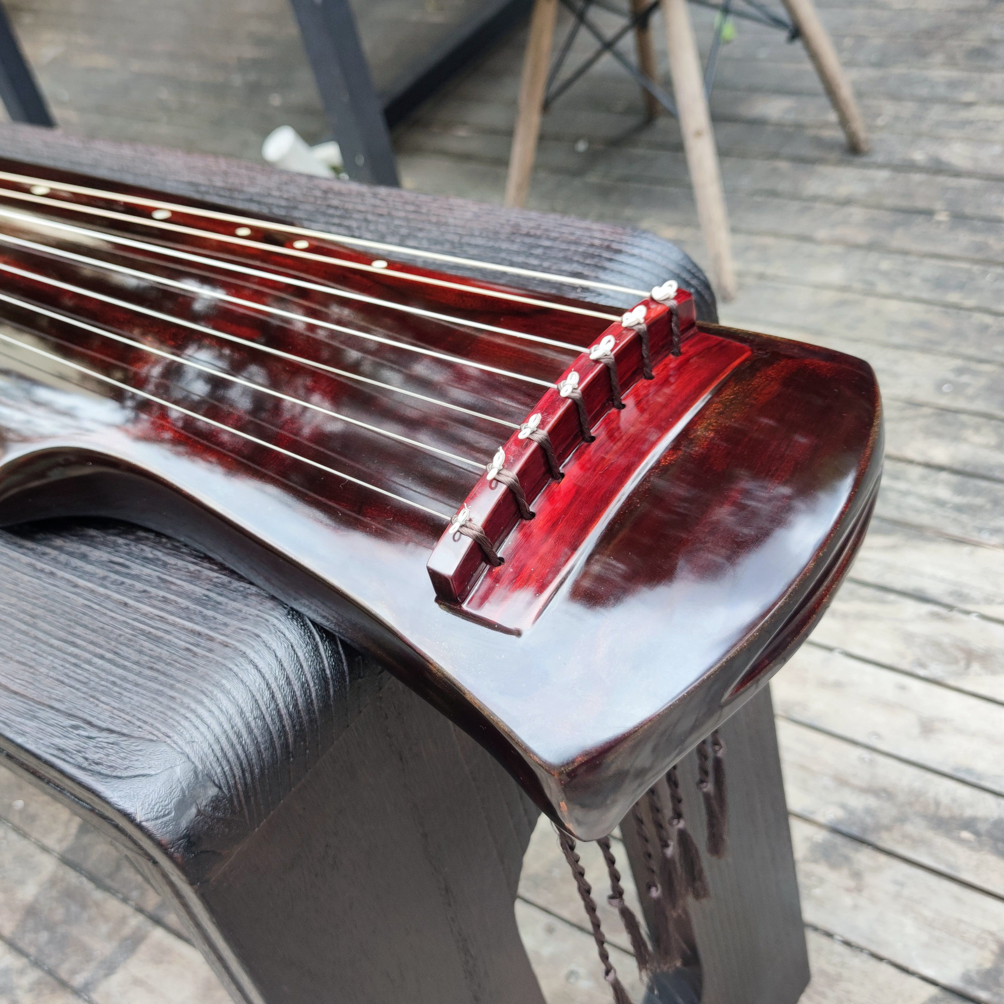 金素文伏羲古琴定制收藏级老杉木专业演奏纯手古琴