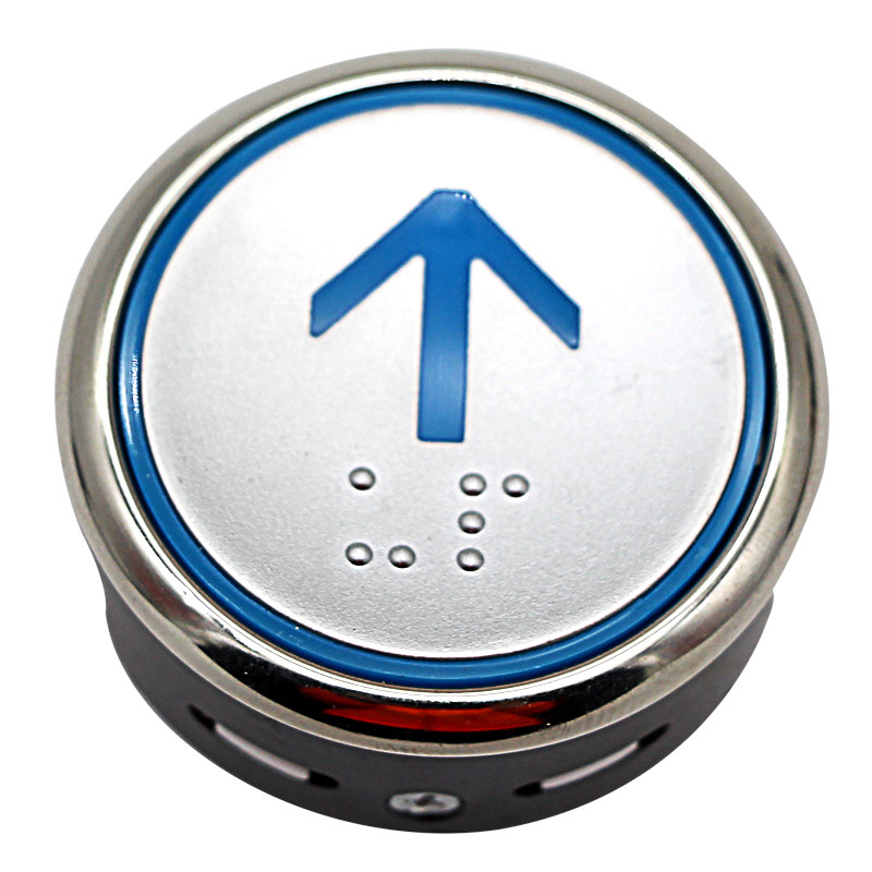 日立电梯外呼按钮flmb盲文蓝光上下箭头开关其他机电五金