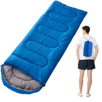 Summer Thin Outdoor Adult Sleeping Bag Single Camping Travel Indoor Lunch Break Student Anti-Kick Quilt Air-condition Quilt Ultra-Light