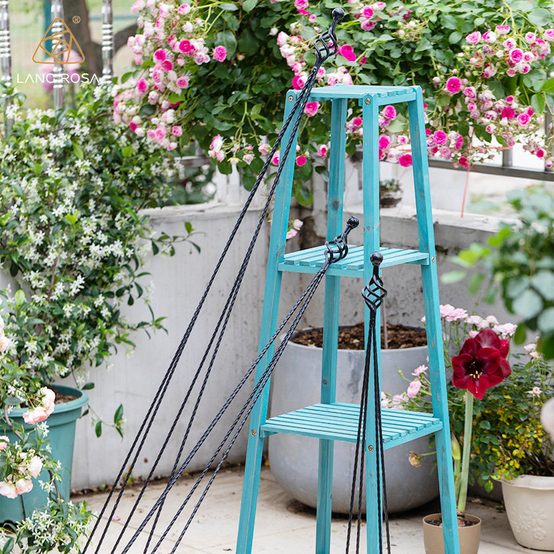 月季攀爬花架天狼植物爬藤支架铁线莲花卉铁艺花架