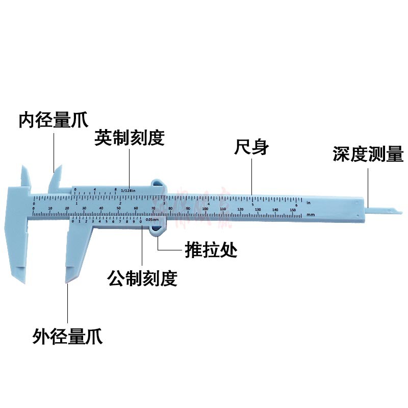 卡尺卷尺对比表图片