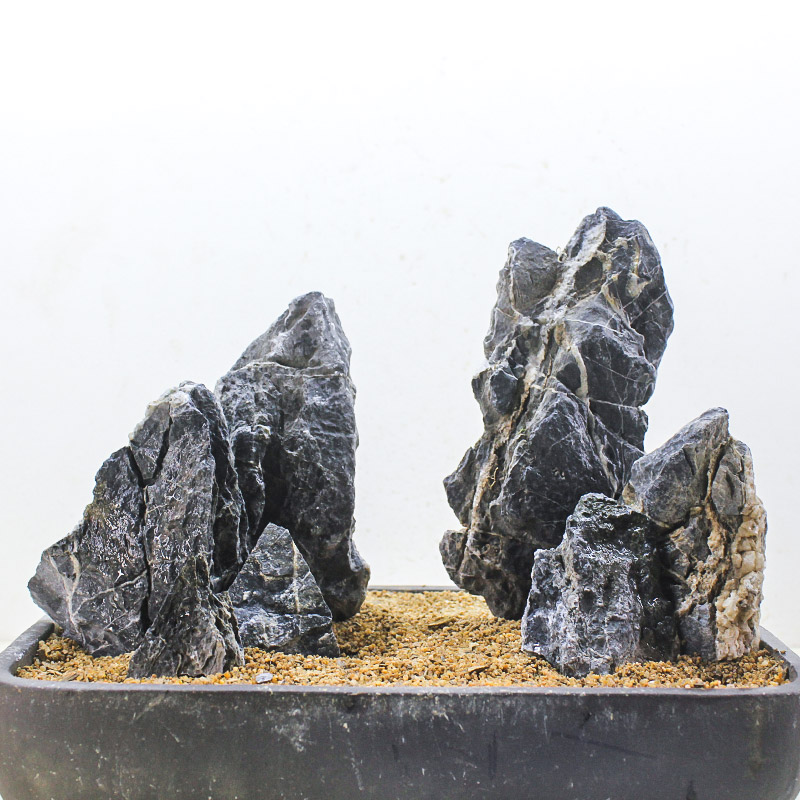 造景鱼缸景石天然大块青龙石假山石水族盆景造景