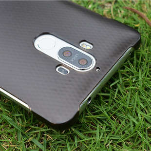 淘宝店华为mate9手机壳mt9保护套原装厂配摩卡金四角透明硬壳防摔男女