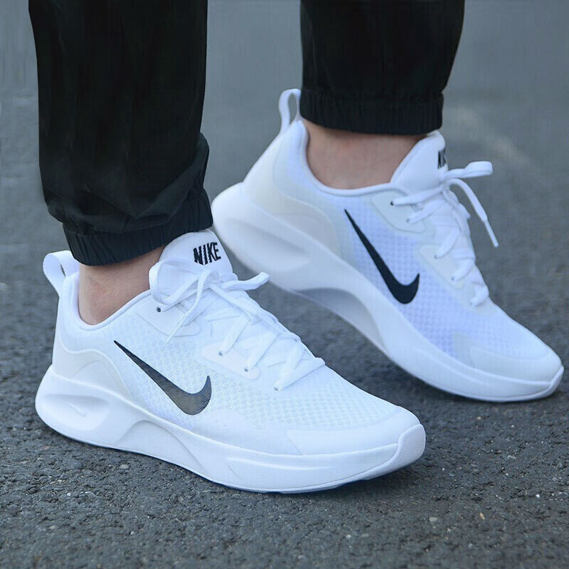 nike耐克男鞋跑步春夏透气2022新款男士白色跑步鞋
