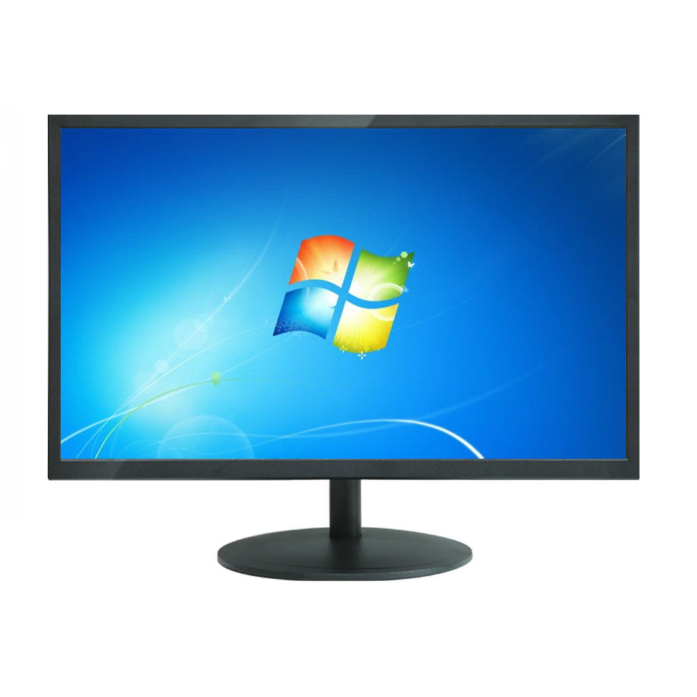 二手显示器vga显示屏24寸台式液晶屏dvi电脑直面显示器