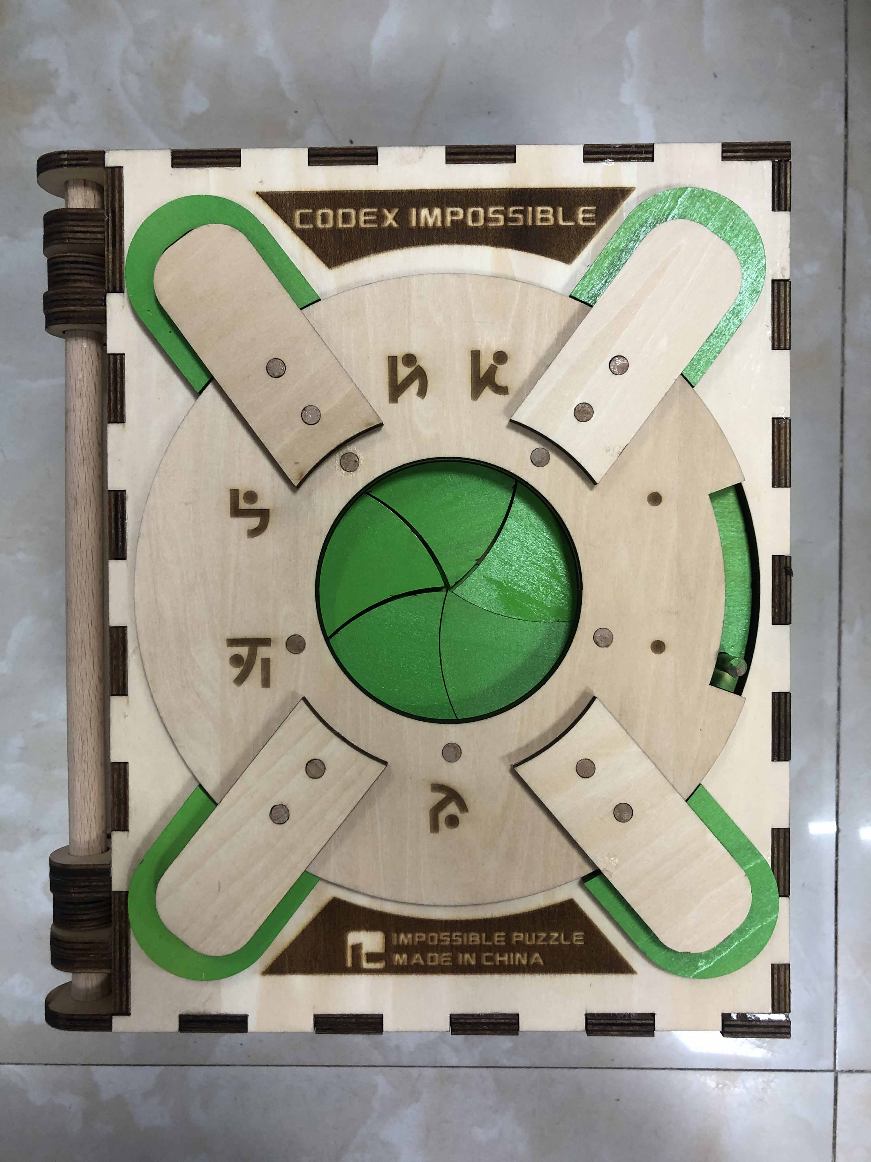 达芬奇密码书puzzle解密玩具codex silenda盒十级难度gm同款木制