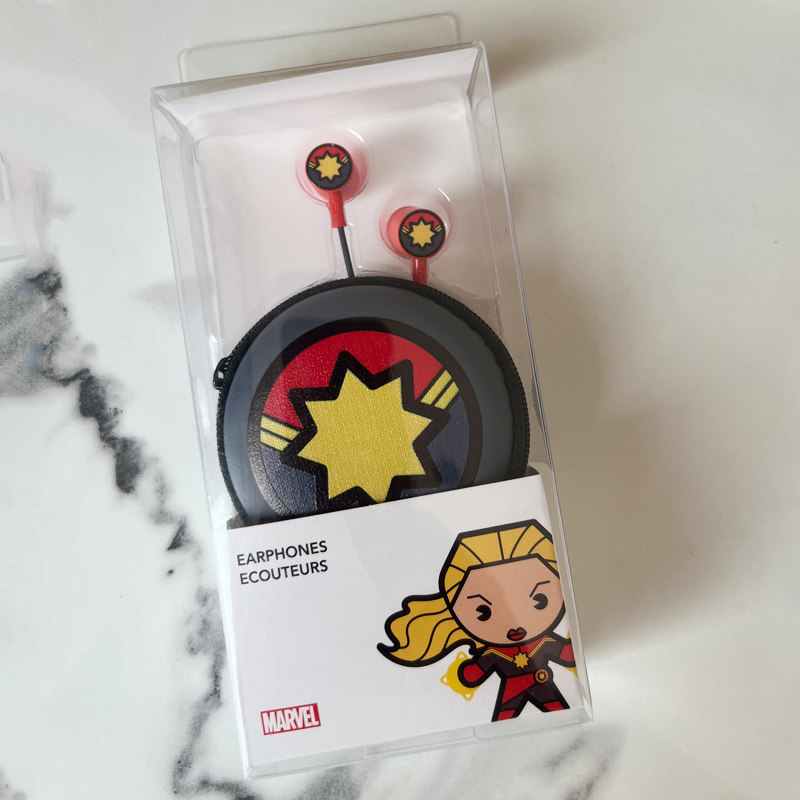 miniso名创优品漫威卡通入耳耳机线控手机华为小米耳机