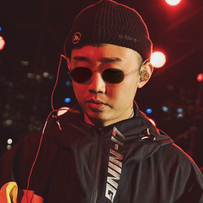 gai同款眼镜嘻哈墨镜周延中国新说唱潮拍照太阳眼镜