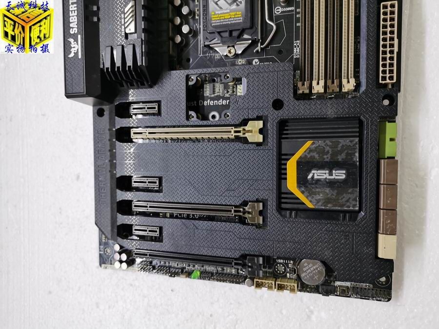 asus华硕sabertoothz87一年1150针ddr4剑齿虎4790k主板