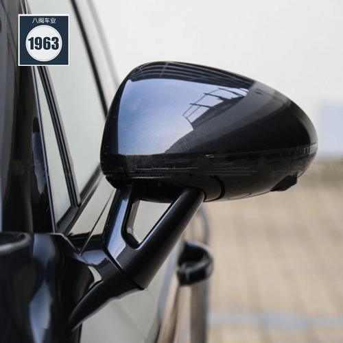 高配后视镜保时捷macan运动碳纤维材质选配镂空倒车镜