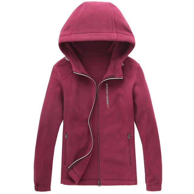 Hooding fleece female autumn and winter models wind wind warm hood shirt outdoor sports hiking clothing coat cardigan breathable liner Hooding fleece female autumn and winter models wind wind warm hood shirt outdoor sports hiking clothing coat cardigan breathable liner