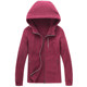 Hooding fleece female autumn and winter models wind wind warm hood shirt outdoor sports hiking clothing coat cardigan breathable liner Hooding fleece female autumn and winter models wind wind warm hood shirt outdoor sports hiking clothing coat cardigan breathable liner