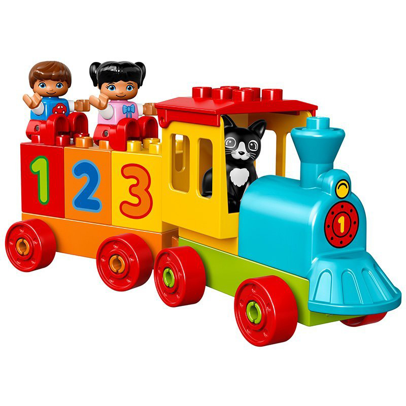 乐高积木得宝系列duplo新数字小火车10847德宝大颗粒儿童拼装玩具