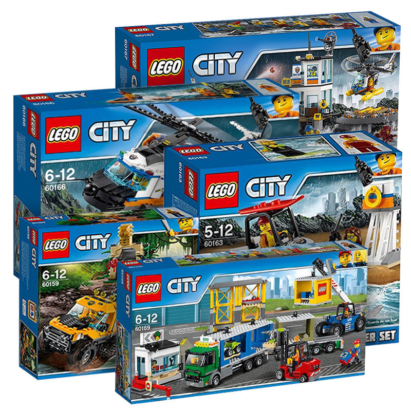 乐高积木城市丛林探险系列丛林移动实验室60160男孩拼装儿童玩具