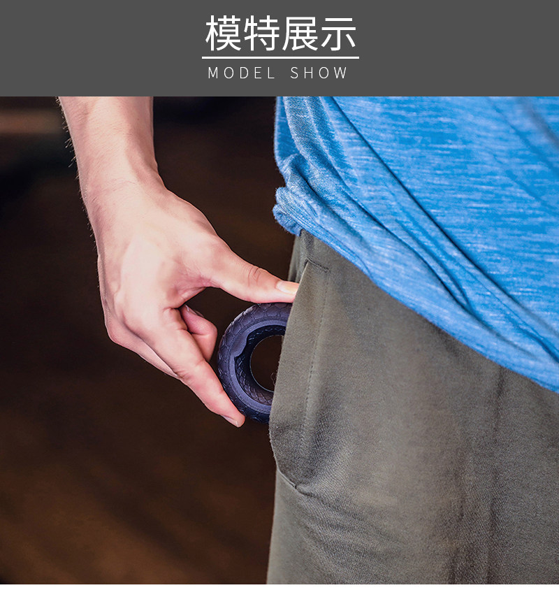 健身硅胶橡胶握力圈男女士可调练臂手指康复握力器