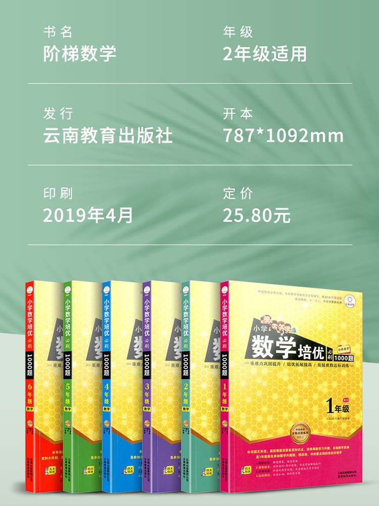 数学小学辅导书辅导复习资料练习重难点作业本训练达标小学教辅