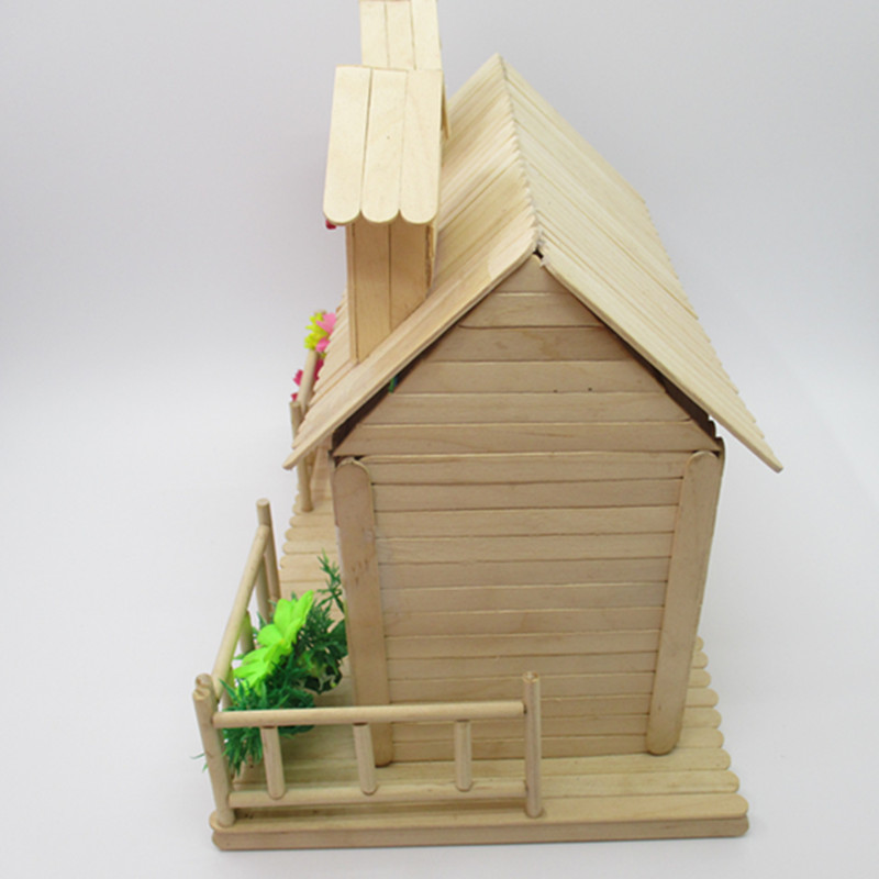 包邮雪糕棒幼儿园手工diy小屋房子冰棒棍手工制作材料木条冰棍棒