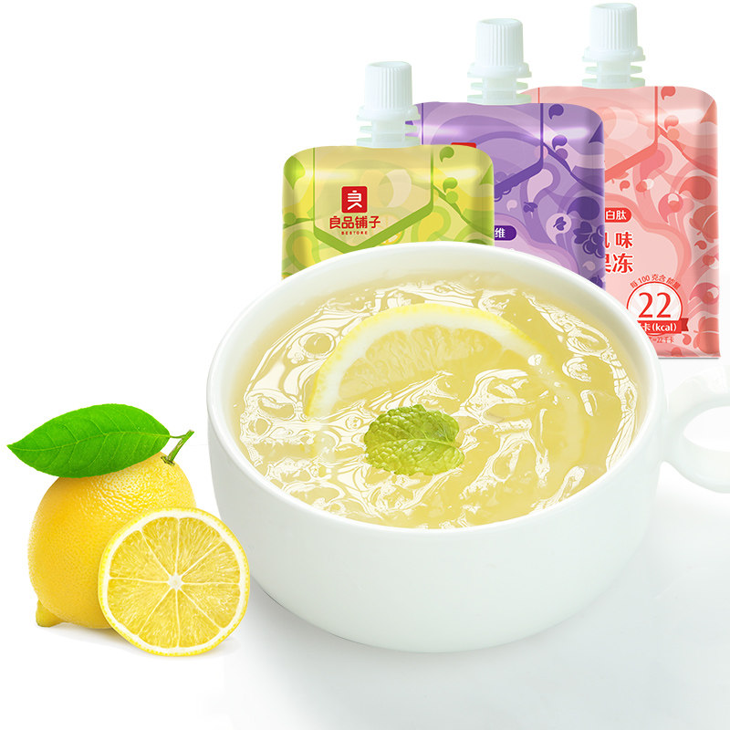 良品铺子飞扬吸吸果冻85g4包零食果味魔芋果冻