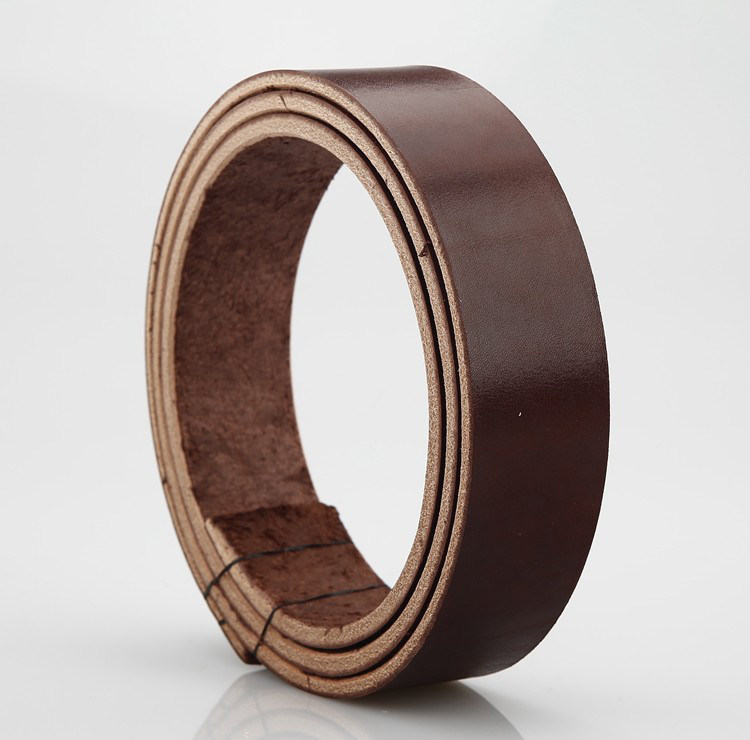 日本原色昭南抛光植鞣皮带加厚枥木半成品腰带腰带