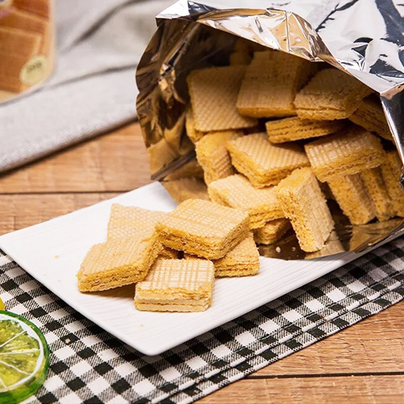 marlour万宝路真丝豆乳威化饼干350g桶装休闲解馋威化饼干