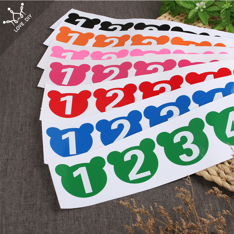 产品详细描述 [户外用品资讯网]数字贴 10cm 比赛选手号贴 幼儿园