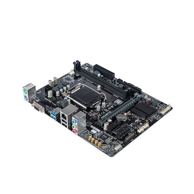 全新库存gigabyte技嘉h110ms21151针678代ddr4台式电脑主板主板