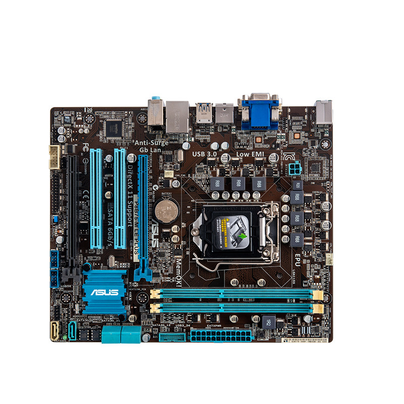 充新asus华硕b75h611155针ddr3因特特尔3代主板
