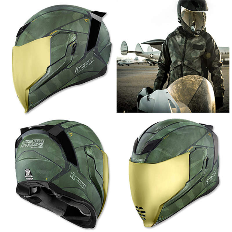 头盔新款正品iconairflite摩托车机车全盔赛车街车摩托车头盔