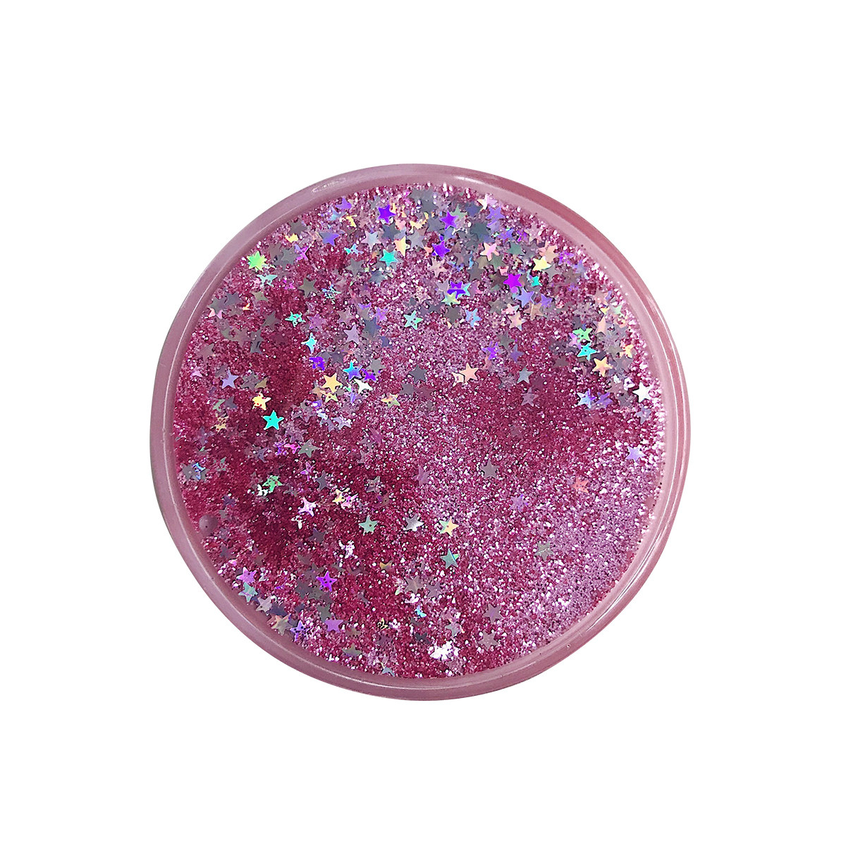 bling星空流沙闪粉女简约唯美便携伴侣美瞳近视眼镜盒