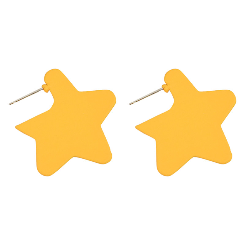离谱百货2021新款甜星星耳钉女925银针可爱设计