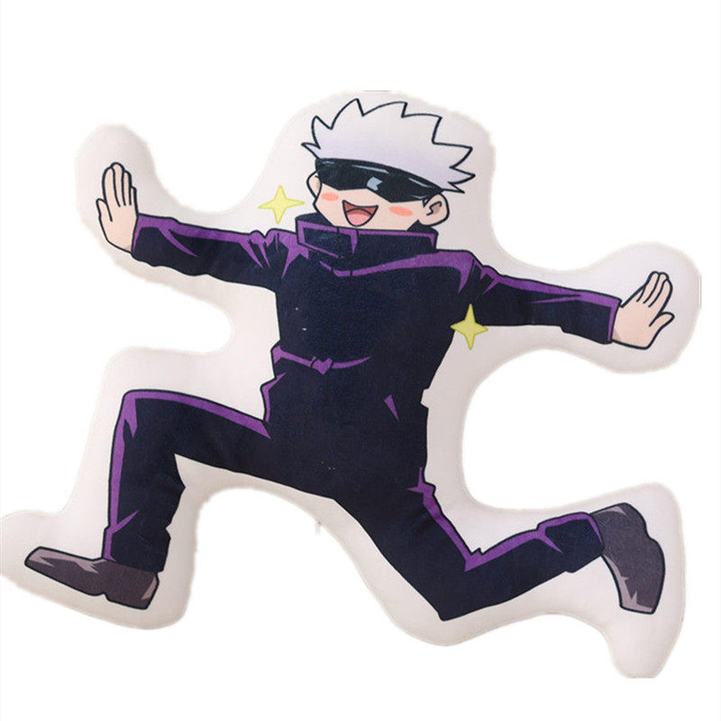 搞怪沙雕五条抱枕二次元咒术回周边公仔恶搞5t5毛绒布艺类玩具